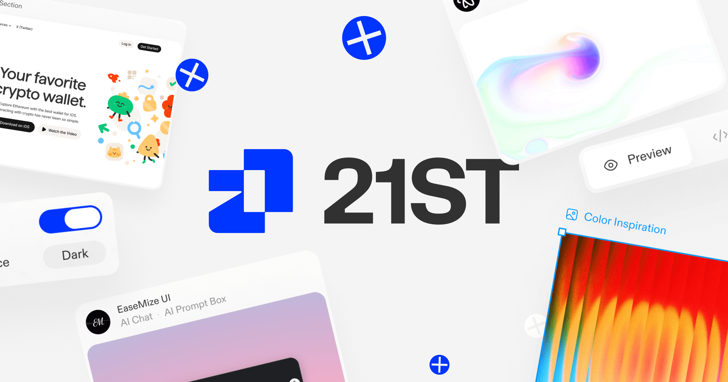 21st.dev – The NPM for Design Engineers | Ship polished UIs faster with ready-to-use React Tailwind components inspired by shadcn/ui. Built by design engineers, for design engineers.
