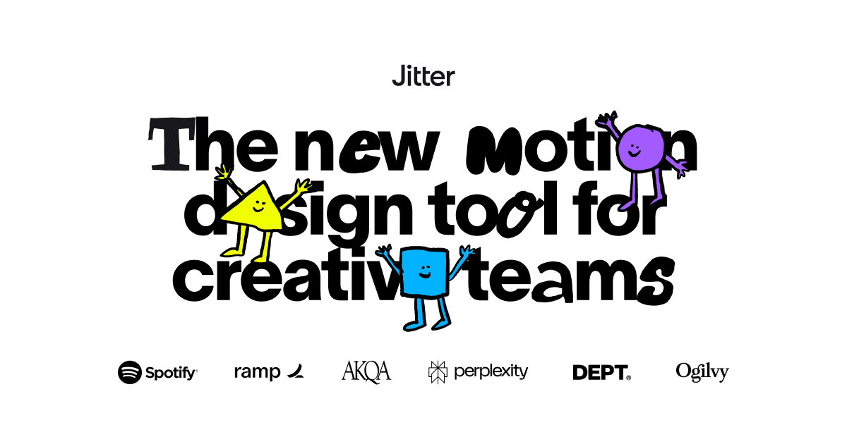 Jitter Video | Create professional animated content with Jitter. Use it to design on-brand animated UIs, videos, social media posts, websites, apps, logos and more